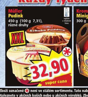 Norma Müller puding nabídka