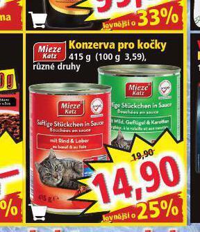 Norma Mieze katz konzerva pro kočky nabídka