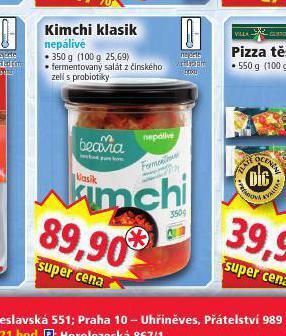 Norma Kimchi klasik nepálive nabídka