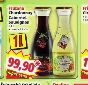 Norma Fruzana cabernet sauvignon nabídka