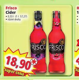 Norma Frisco cider nabídka