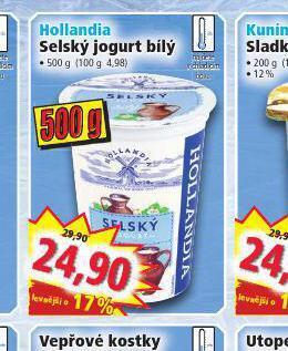 Norma Hollandia selský jogurt bílý nabídka