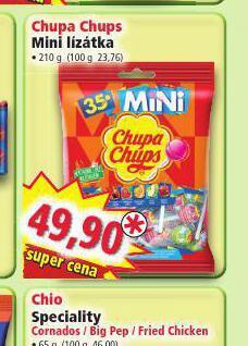 Norma Chupa chups mini lízátka nabídka
