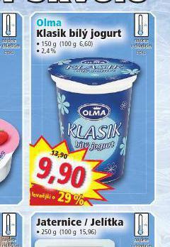 Norma Olma klasik jogurt nabídka