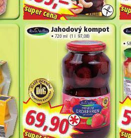 Norma Jahodový kompot nabídka
