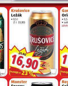 Norma Pivo krušovice 12 královský ležák nabídka