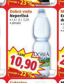 Norma Dobrá voda neperlivá nabídka