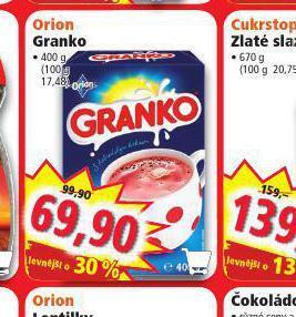 Norma Orion granko nabídka