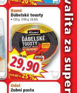 Norma Hamé ďábelské tousty nabídka