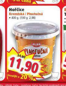 Norma Hořčice kremžská / plnotučná nabídka