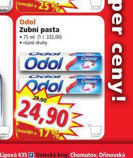 Norma Odol zubní pasta nabídka