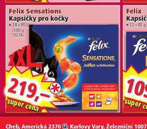 Norma Felix sensations kapsičky pro kočky nabídka