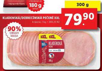 Lidl Kladenská/debrecínská pečeně xxl, 300 g nabídka