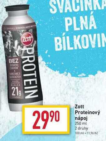 Billa Zott proteinový nápoj 250 ml nabídka