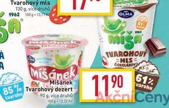 Billa Míšánek tvarohový dezert 90 g nabídka