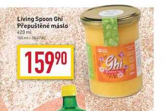 Billa Living spoon ghí přepuštěné máslo 420 ml nabídka
