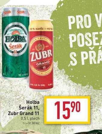 Billa Holba šerák 11 0,5l plech nabídka