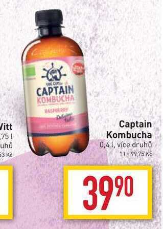 Billa Captain kombucha 0,4l nabídka