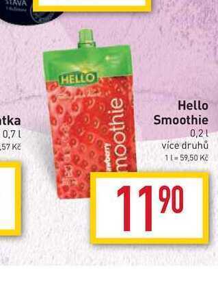 Billa Hello smoothie 0,2l nabídka