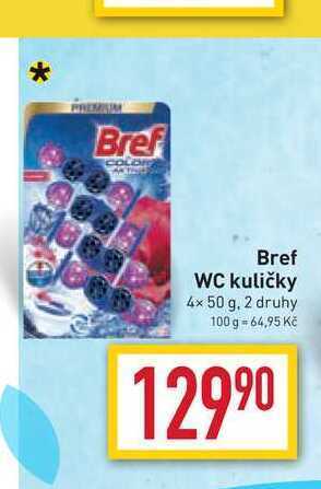 Billa Bref wc kuličky 4x 50 g nabídka