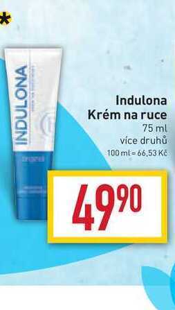 Billa Indulona krém na ruce 75 ml nabídka