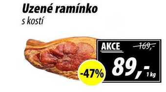 ZEMAN Uzené ramínko s kostí, 1 kg nabídka