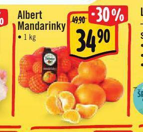 Albert Mandarinky nabídka