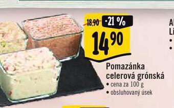 Albert Pomazánka celerová grónská nabídka