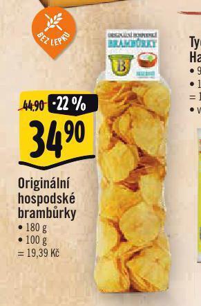 Albert Originální hospodské brambůrky nabídka