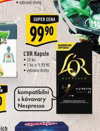 Albert Kávové kapsle l'or nabídka