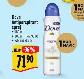 Albert Dove antiperspirant nabídka