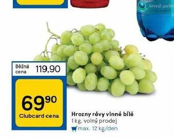 Tesco Hrozny révy vinné bílé nabídka