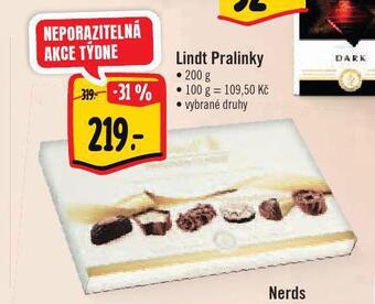 Albert Lindt pralinky nabídka