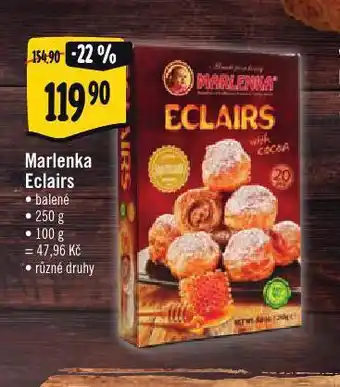 Albert Marlenka eclairs nabídka