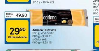 Tesco Adriana těstoviny nabídka