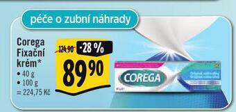 Albert Corega fixační krém na zubní náhrady nabídka