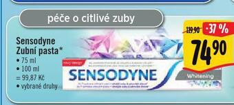 Albert Sensodyne zubní pasta nabídka