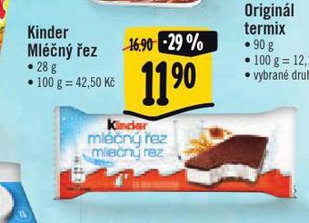 Albert Kinder mléčný řez nabídka
