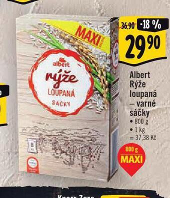 Albert Rýže loupaná nabídka