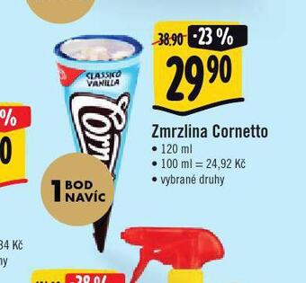 Albert Zmrzlina cornetto nabídka