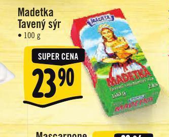 Albert Madetka tavený sýr nabídka
