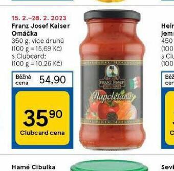 Tesco Franz josef kaiser omáčka nabídka