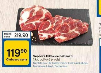 Tesco Vepřová krkovice bez kosti nabídka