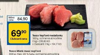 Tesco Vepřové medailonky nabídka