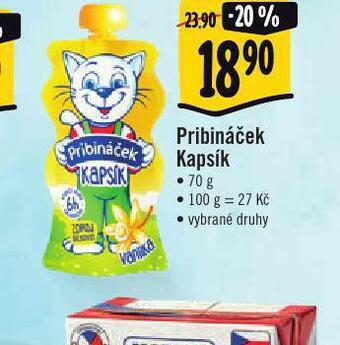 Albert Pribináček kapsík nabídka