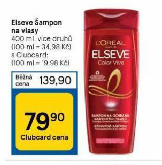 Tesco Loreal elseve šampon nabídka