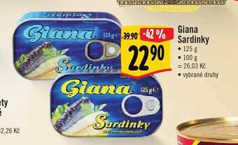 Albert Giana sardinky nabídka