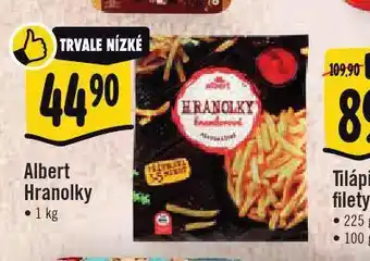 Albert Albert hranolky nabídka