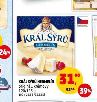 Penny Market Král sýrů hermelín nabídka