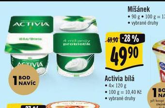 Albert Activia bílá nabídka